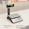 Digital 88lb Price Computing Food Scale with Pole and Dual LCD Display